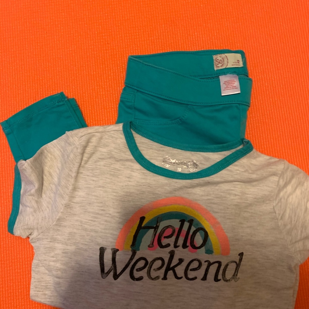 ❌🚫SOLD-Cute weekend outfit for girls🌈